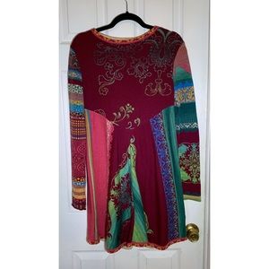 Ivko Merino Wool Long Sleeved Tunic Dress